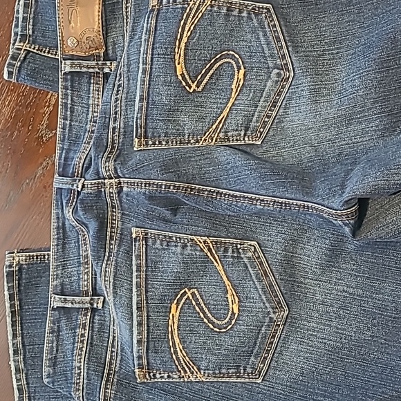 Silver Suki bootcut mid rise Excellent preloved condition Size 18 L 32 blue medi - Picture 7 of 10